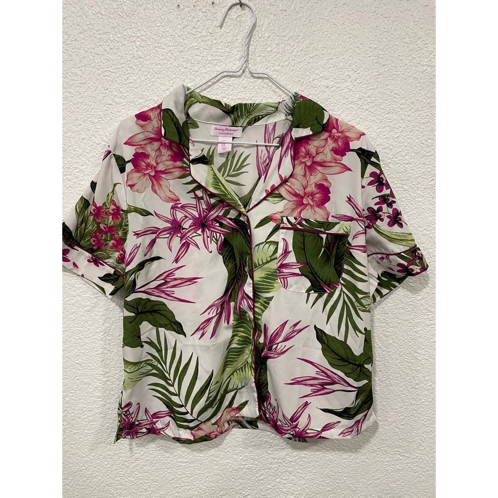 Tommy Bahama Polyester Women's Floral Medium Short Sleeve Sleep Wear